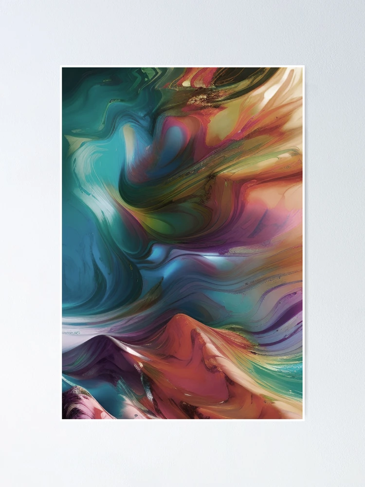 Thumbnail 1 of 3, Poster, Color Swoon designed and sold by TiltedCode.