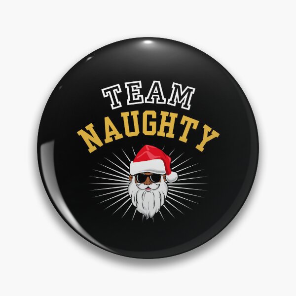 Item preview, Team Naughty List Black Santa Claus African American Christmas Xmas designed and sold by QueenOfPrint.
