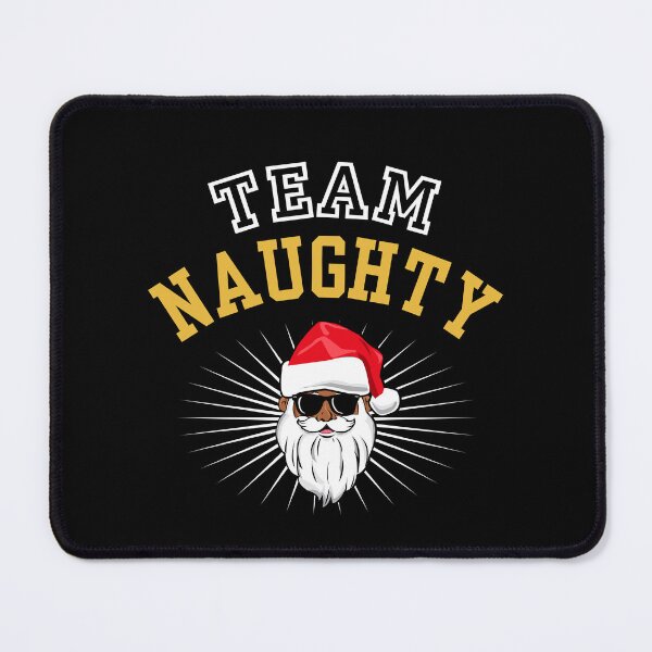 Item preview, Team Naughty List Black Santa Claus African American Christmas Xmas designed and sold by QueenOfPrint.