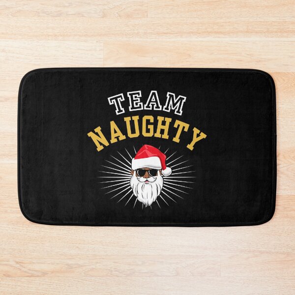 Item preview, Team Naughty List Black Santa Claus African American Christmas Xmas designed and sold by QueenOfPrint.