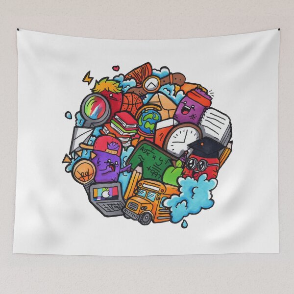 Item preview, Copic Marker Back to school doodle designed and sold by Eadan Shamir.