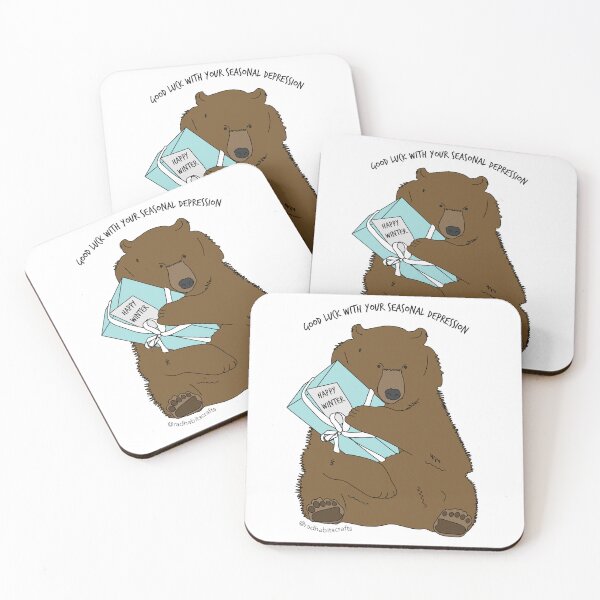 Item preview, Good Luck With Your Seasonal Depression designed and sold by radhabitscrafts.