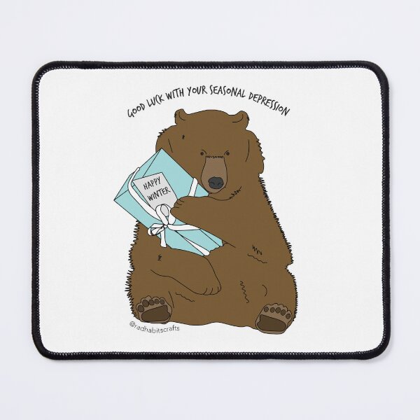 Item preview, Good Luck With Your Seasonal Depression designed and sold by radhabitscrafts.