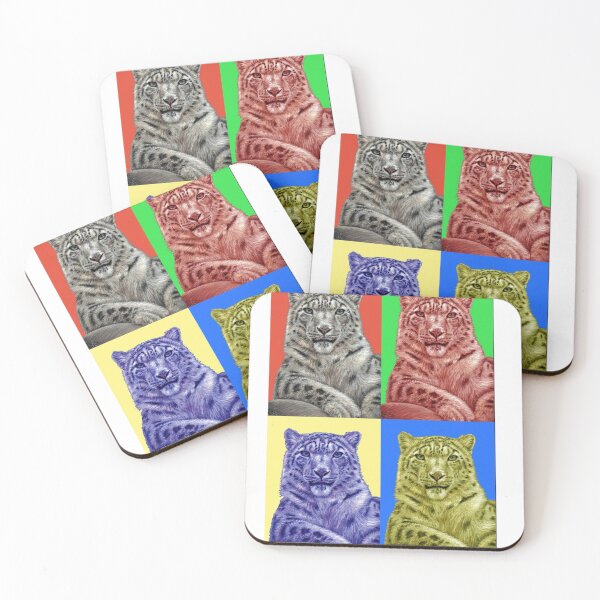 Item preview, Snow Leopard PopArt designed and sold by Arts & Dogs.