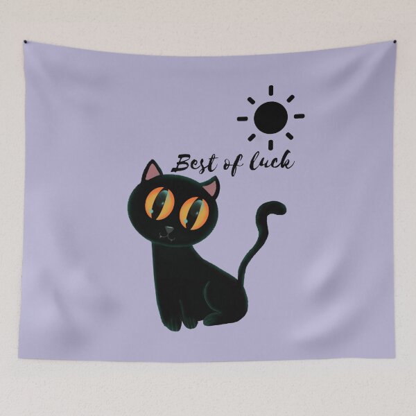 Item preview, Cute black cat designed and sold by Deeepression.