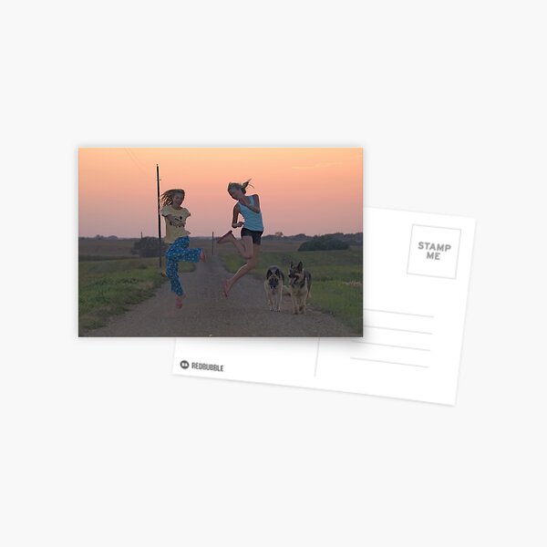 Adolescent Joy Postcard