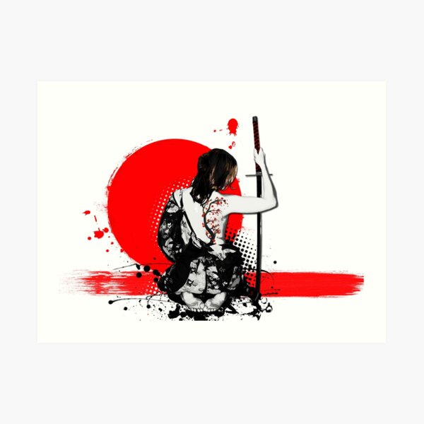 Female Samurai Art Prints | Redbubble