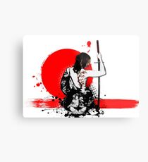 Trash Polka - Weibliche Samurai Metalldruck