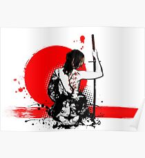Trash Polka - Female Samurai Poster