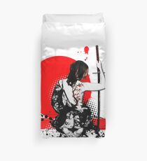 Trash Polka - Female Samurai Duvet Cover