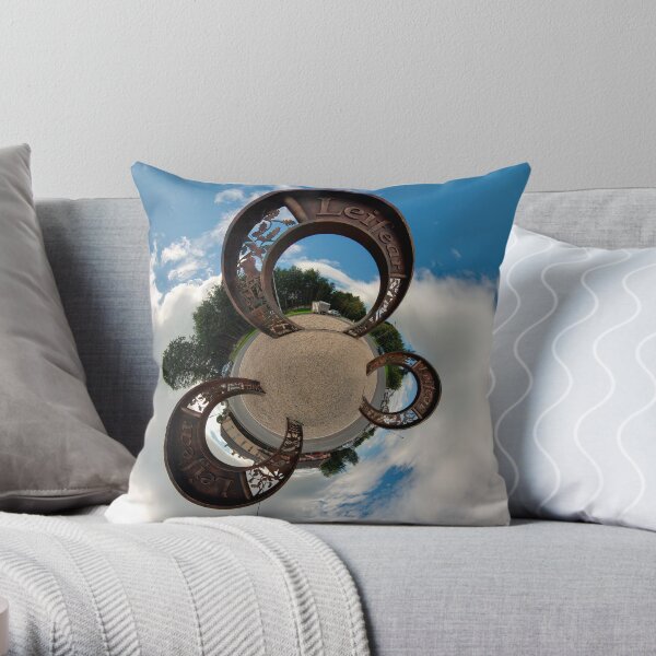 Lifford Coins, County Donegal Throw Pillow