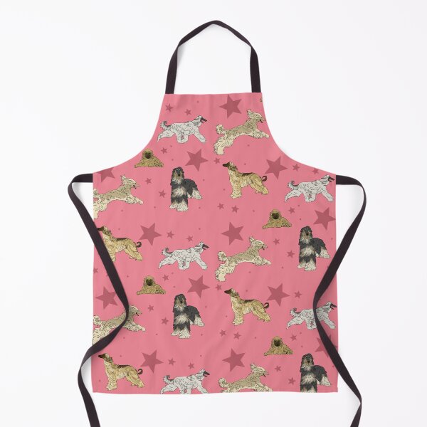 Item preview, Afghan Hounds Stars Pink designed and sold by Ashley Gagnon.
