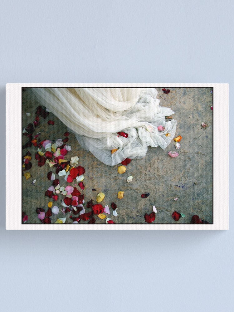 Alternate view of Wedding Dress Detail Dos Canvas Print