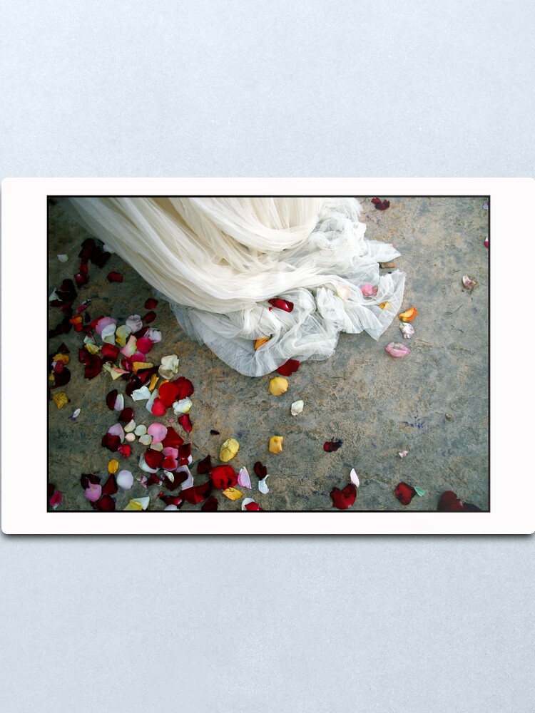 Alternate view of Wedding Dress Detail Dos Metal Print