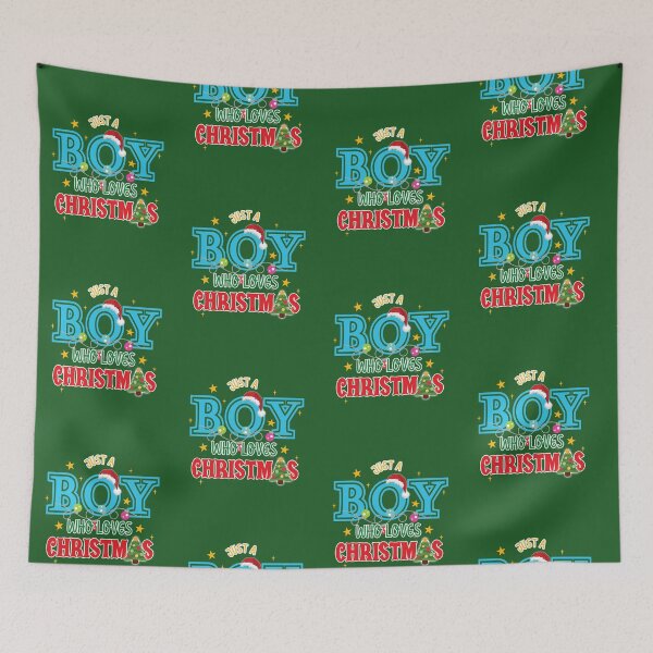 Item preview, Just a Boy who loves Christmas designed and sold by koonam.