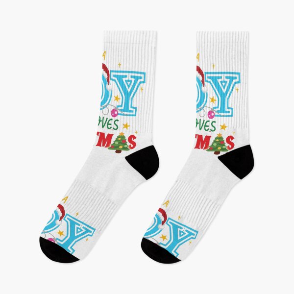 Item preview, Just a Boy who loves Christmas designed and sold by koonam.
