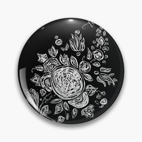 Artikelvorschau, Kostenlose Blumenmalerei in Schwarz-Weiß entworfen und verkauft von dibartstudio.