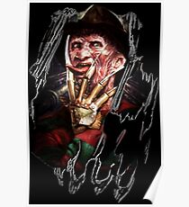Póster Las mejores películas de terror para regalos de Halloween Freddy Krueger