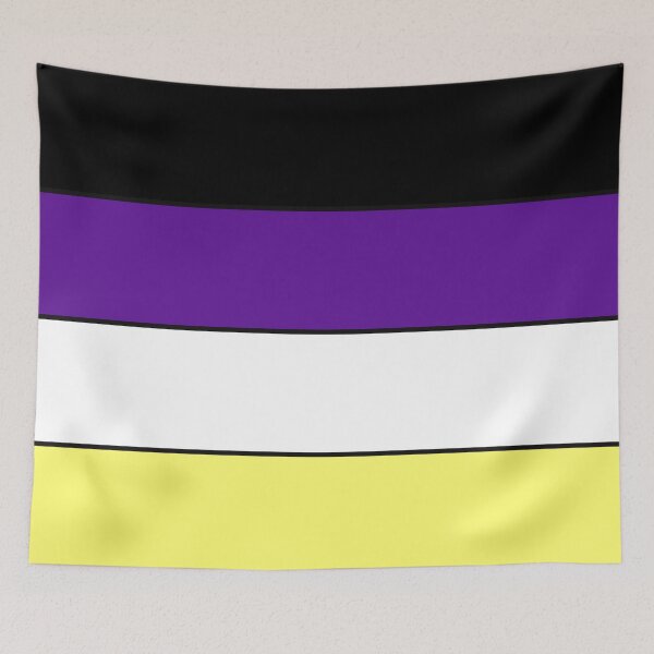 Item preview, nonbinary flag designed and sold by crowleysplant.