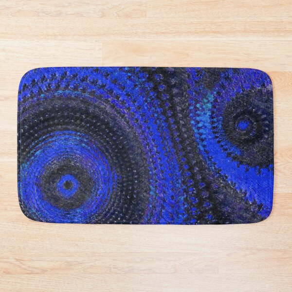 Item preview, Abstract Fractal Art in Blue designed and sold by SeaStories88.