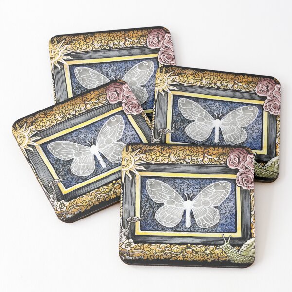 Item preview, Moth with fancy border designed and sold by Ty Meier.