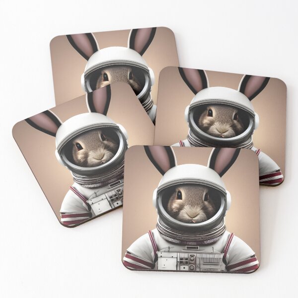 Item preview, Rabbit Bunny Astronaut designed and sold by Adjoga.