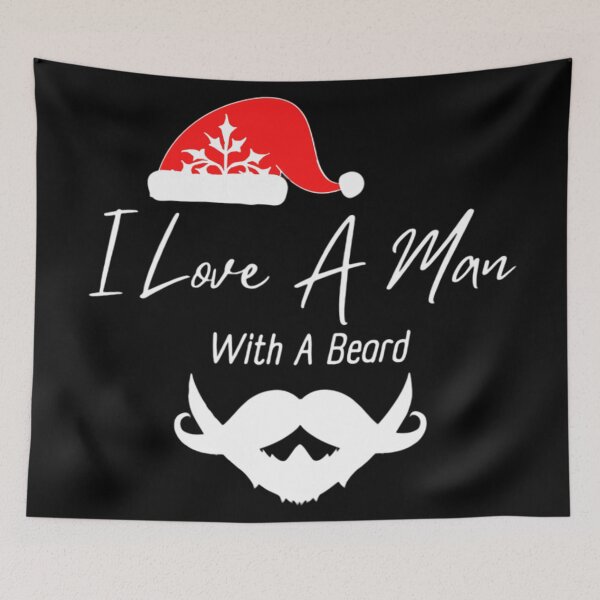 Item preview, I Love A Man With A Beard, Merry Christmas designed and sold by Legendario00.