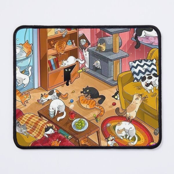 Item preview, Playing Cats designed and sold by MorningFive.
