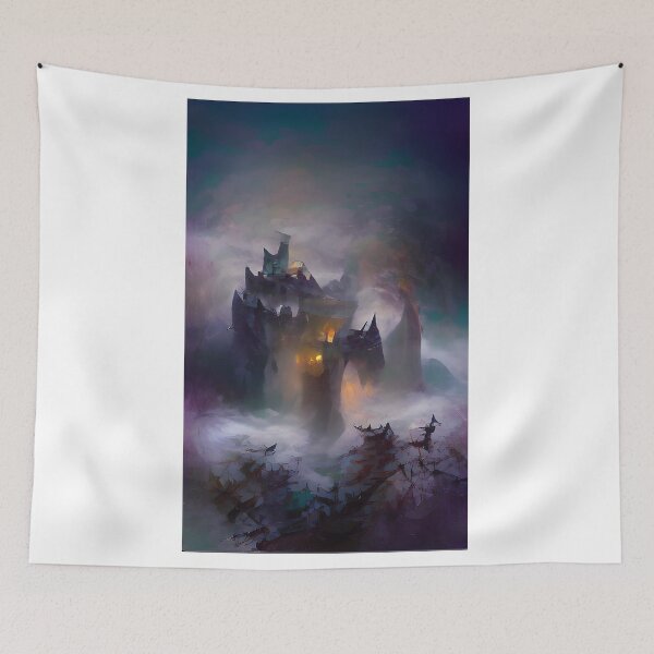 Item preview, Spooky witch's castle designed and sold by zorropriest.