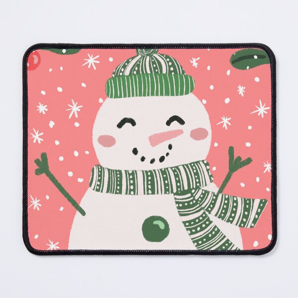 Item preview, Warmest wishes cute snowman  designed and sold by pinkyfish1010.