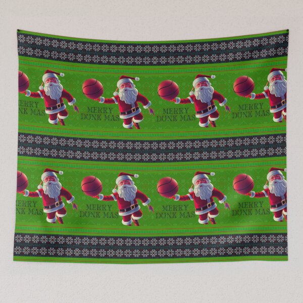 Item preview, Basketball Santa Ugly Sweater designed and sold by abhaley.