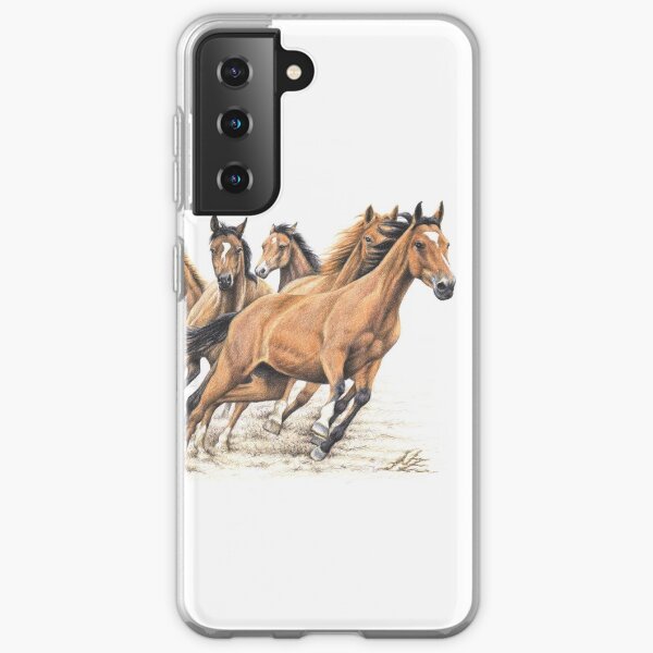 Trakehner Horses Samsung Galaxy Soft Case