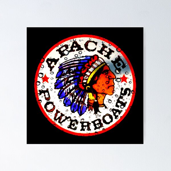 Item preview, Get Wet Apache Powerboats designed and sold by ChristinasMess.
