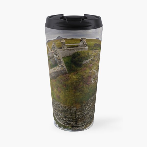 Ruins at Cashelnagor, County Donegal, Ireland Travel Mug