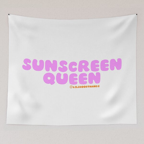 Item preview, Sunscreen queen, sunscreen everyday, wear your SPF | @lilsboobthangs designed and sold by lilsboobthangs.