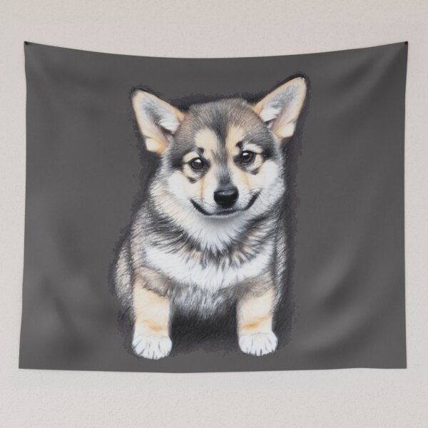 Item preview, Adorable Vallhund puppy designed and sold by ODINDISA.