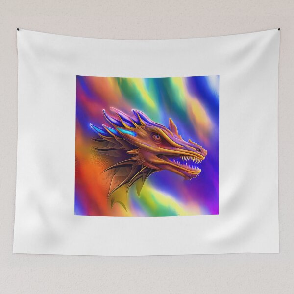 Item preview, Aurora Boreal Dragón Arcoiris designed and sold by dragynrain.