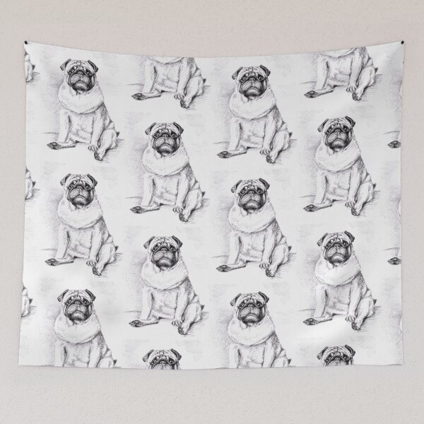 Item preview, The Pug - Der Mops designed and sold by Arts & Dogs.