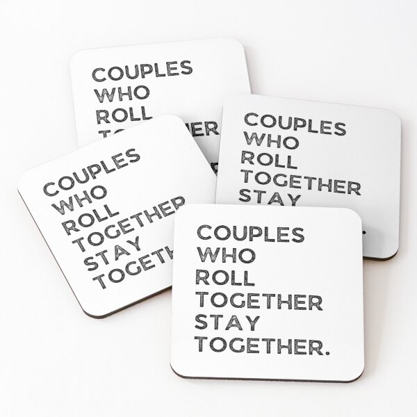 Item preview, Couples Who Roll Together Stay together | Gift for Couple designed and sold by BopleDesigns.