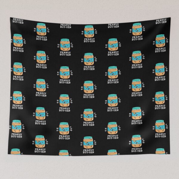 Item preview, Peanut Butter Funny Food Puns (Dark BG) designed and sold by punnybone.