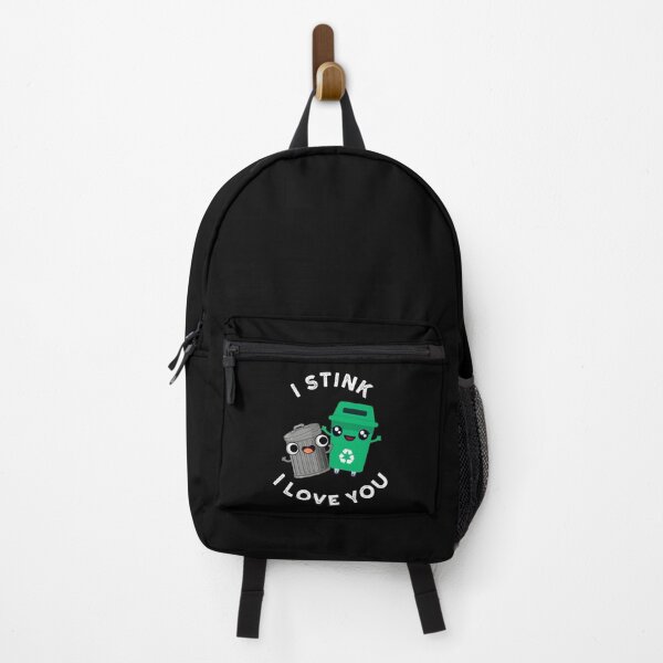 Item preview, I Stink I Love yOu Funny Garbage Puns (Dark BG) designed and sold by punnybone.