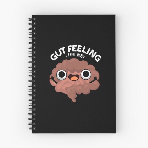 Item preview, Gut Feeling Funny Anatomy Intestine Puns (Dark BG) designed and sold by punnybone.