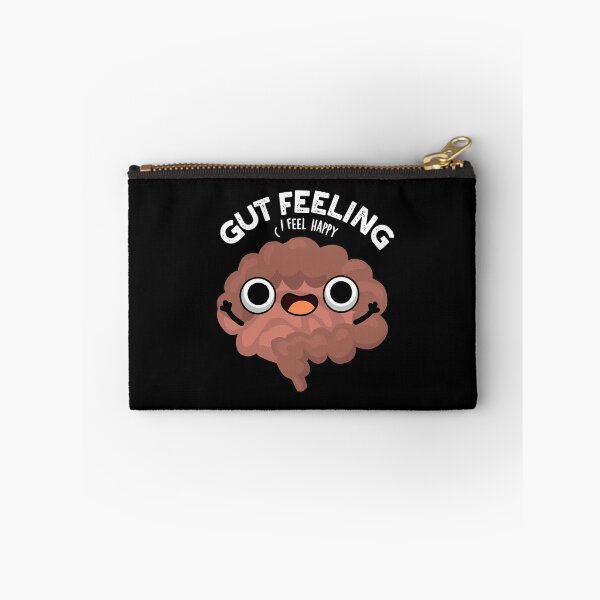Item preview, Gut Feeling Funny Anatomy Intestine Puns (Dark BG) designed and sold by punnybone.