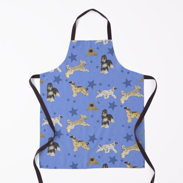 Item preview, Afghan Hounds Stars Blue designed and sold by Ashley Gagnon.