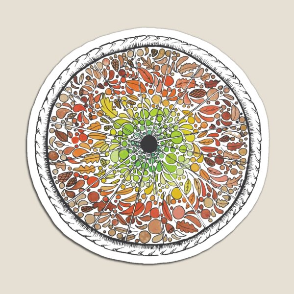 Autumn on a bicycle Magnet