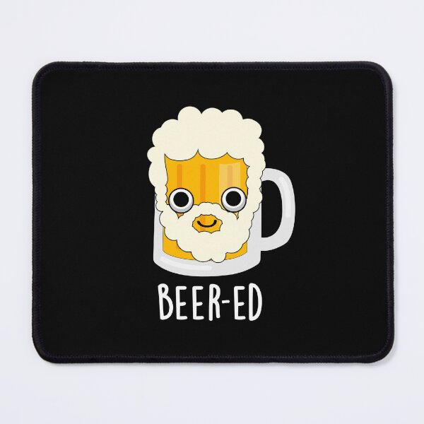 Item preview, Beer-ed Funny Beer Beard Puns (Dark BG) designed and sold by punnybone.