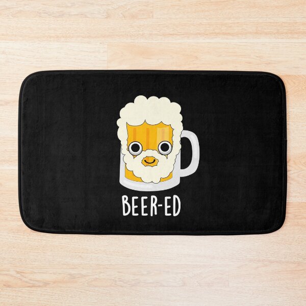 Item preview, Beer-ed Funny Beer Beard Puns (Dark BG) designed and sold by punnybone.