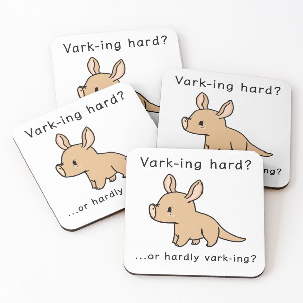Item preview, Vark-ing hard? designed and sold by Sarah Reed.