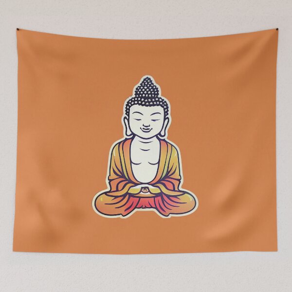 Item preview, Buddha Cartoon designed and sold by Definitelycole.