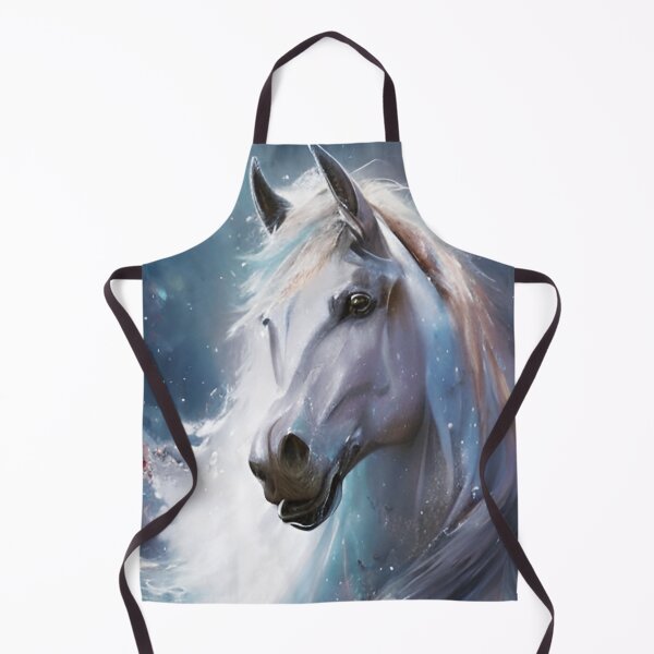 Item preview, Abstract White Horse Art designed and sold by CazmosDesigns.